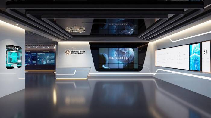 金融企業(yè)展廳設計